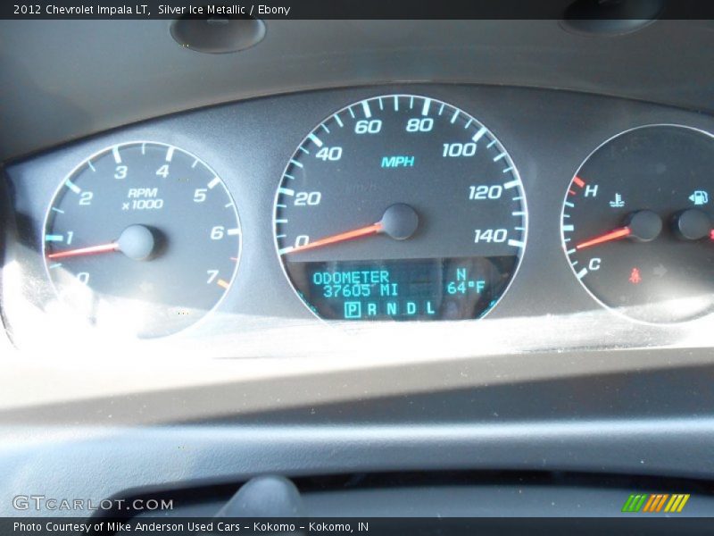 Silver Ice Metallic / Ebony 2012 Chevrolet Impala LT