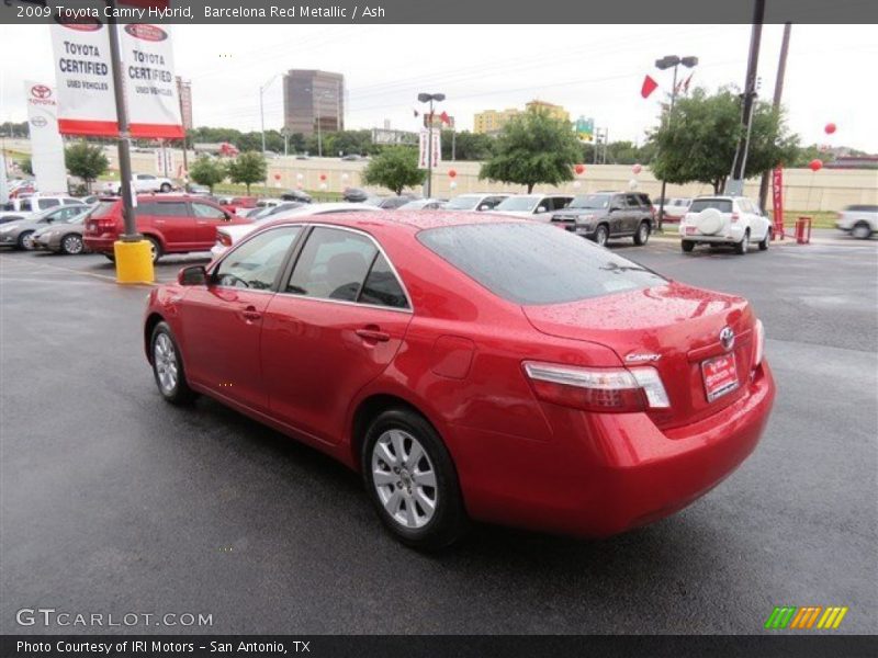 Barcelona Red Metallic / Ash 2009 Toyota Camry Hybrid