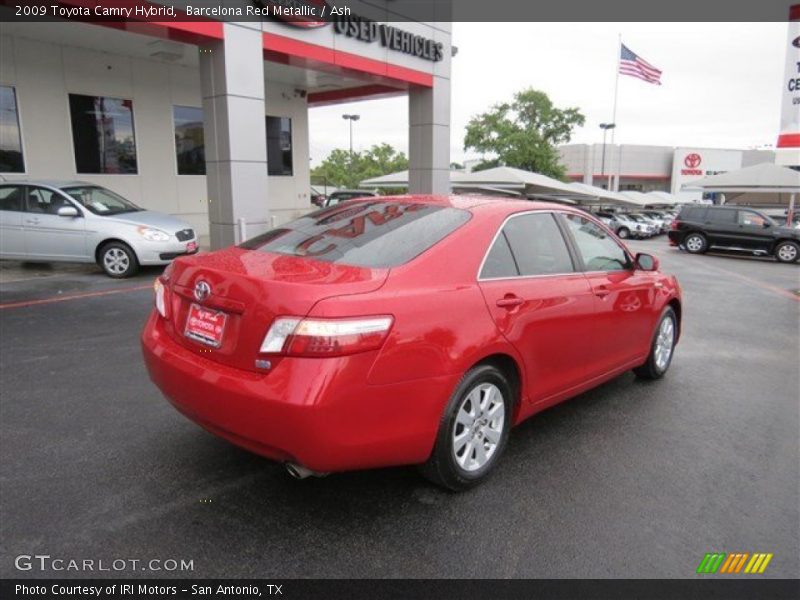 Barcelona Red Metallic / Ash 2009 Toyota Camry Hybrid