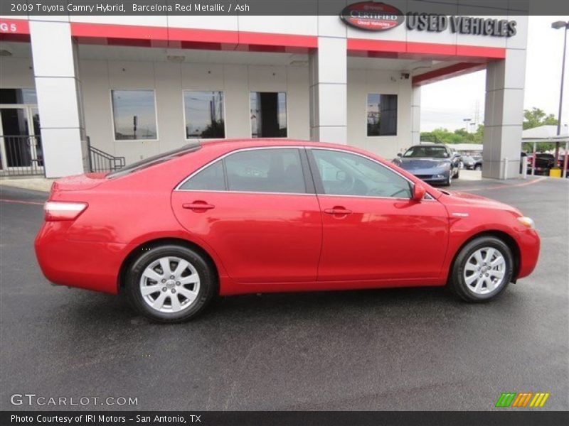 Barcelona Red Metallic / Ash 2009 Toyota Camry Hybrid