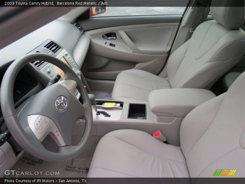 Barcelona Red Metallic / Ash 2009 Toyota Camry Hybrid