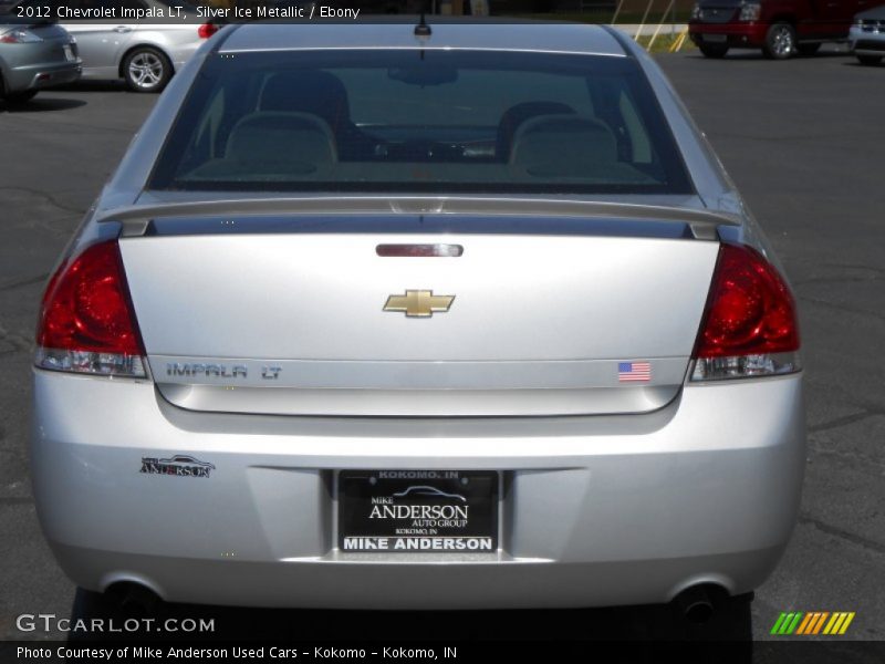 Silver Ice Metallic / Ebony 2012 Chevrolet Impala LT
