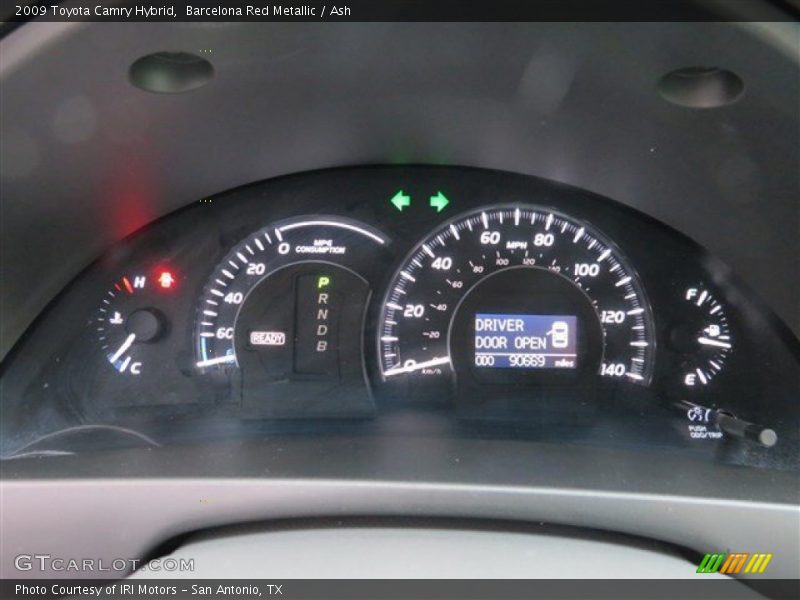 Barcelona Red Metallic / Ash 2009 Toyota Camry Hybrid