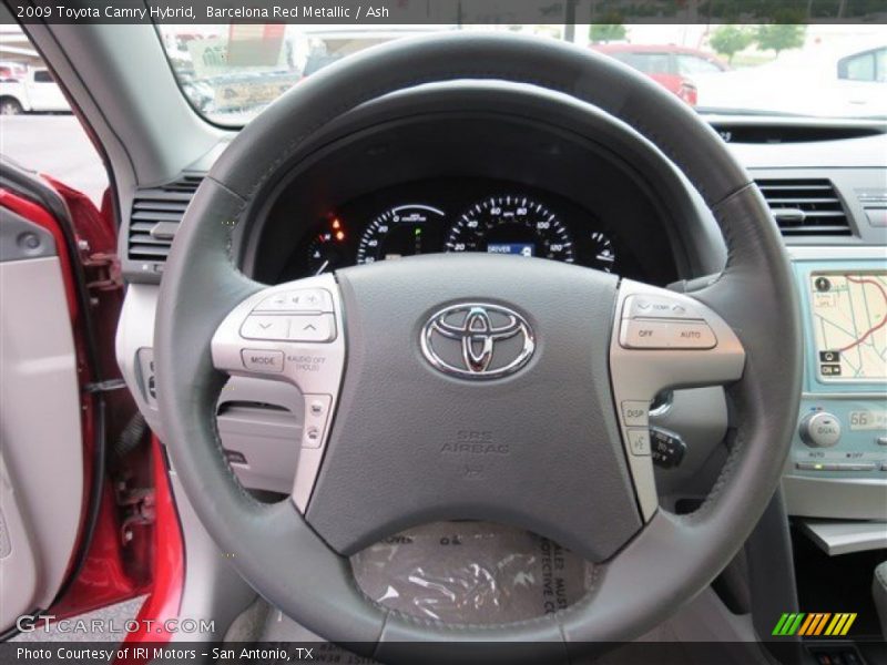Barcelona Red Metallic / Ash 2009 Toyota Camry Hybrid