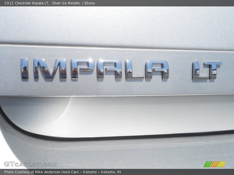 Silver Ice Metallic / Ebony 2012 Chevrolet Impala LT