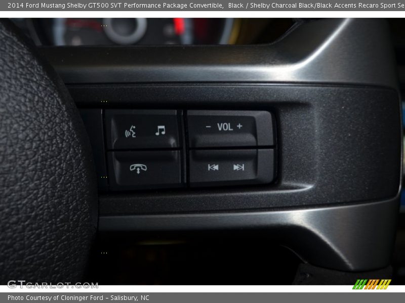 Controls of 2014 Mustang Shelby GT500 SVT Performance Package Convertible