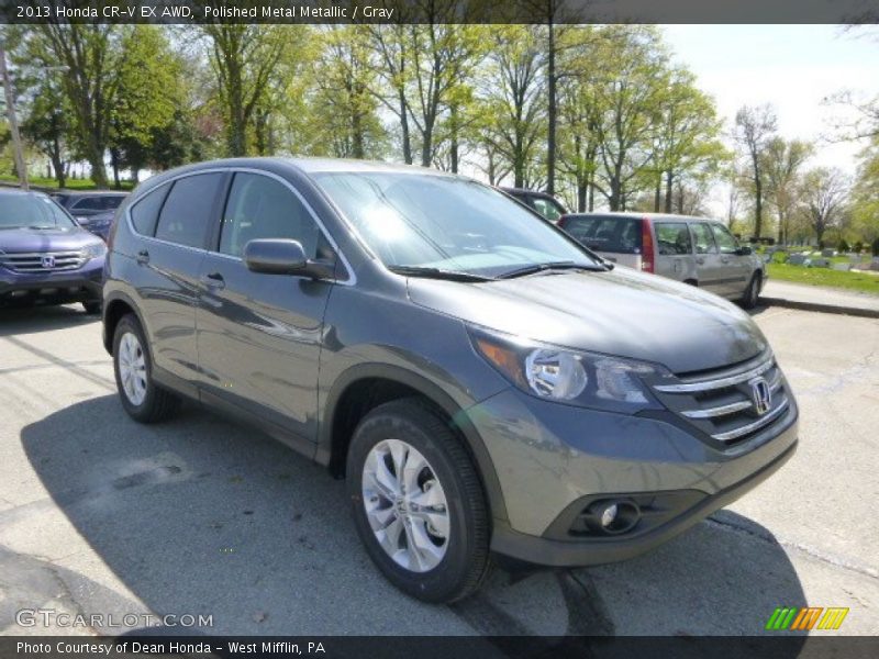 Polished Metal Metallic / Gray 2013 Honda CR-V EX AWD