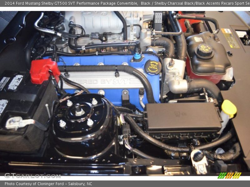  2014 Mustang Shelby GT500 SVT Performance Package Convertible Engine - 5.8 Liter SVT Supercharged DOHC 32-Valve Ti-VCT V8