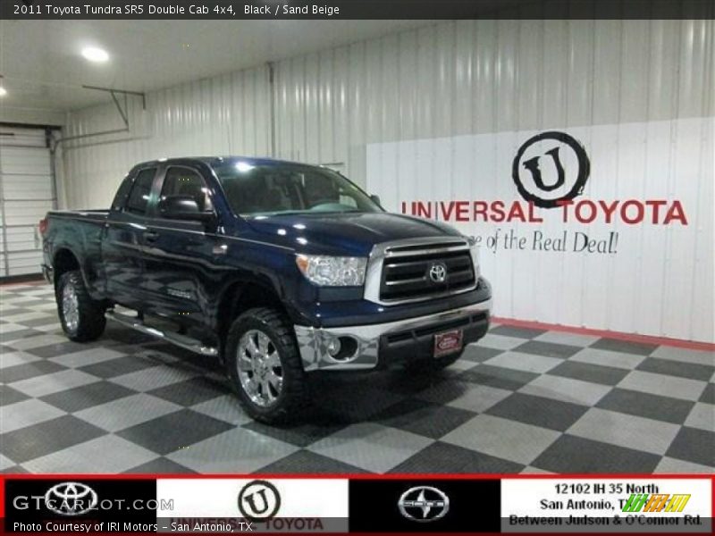 Black / Sand Beige 2011 Toyota Tundra SR5 Double Cab 4x4