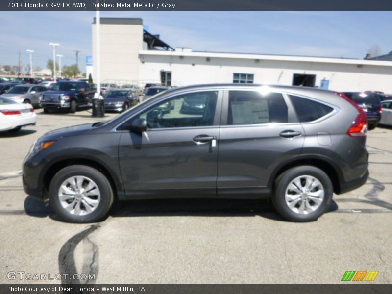 Polished Metal Metallic / Gray 2013 Honda CR-V EX AWD