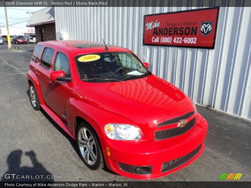 Victory Red / Ebony Black/Red 2008 Chevrolet HHR SS