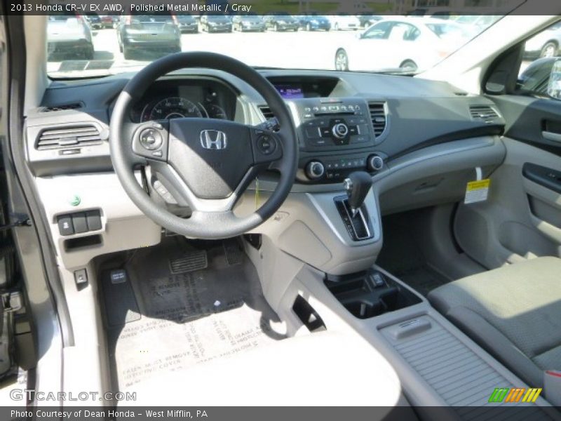 Polished Metal Metallic / Gray 2013 Honda CR-V EX AWD