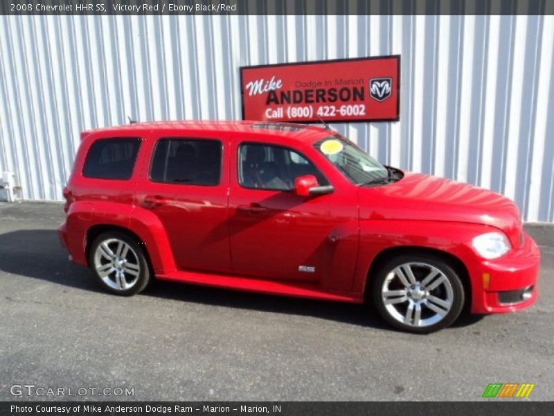Victory Red / Ebony Black/Red 2008 Chevrolet HHR SS