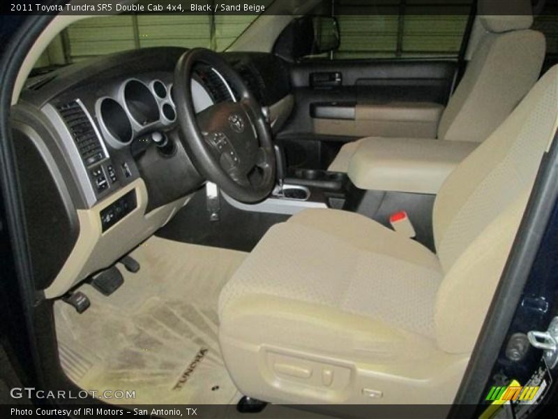 Black / Sand Beige 2011 Toyota Tundra SR5 Double Cab 4x4