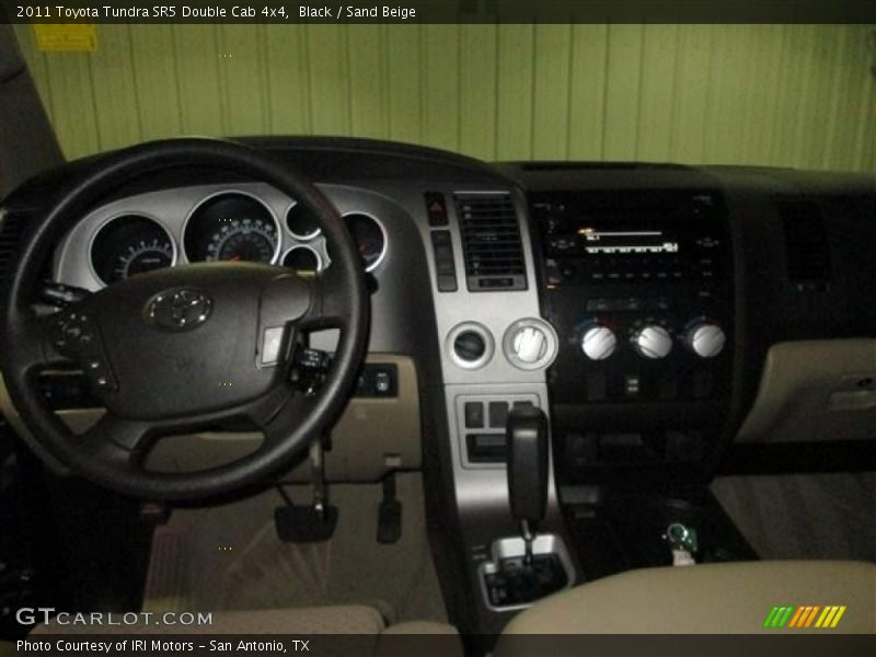 Black / Sand Beige 2011 Toyota Tundra SR5 Double Cab 4x4