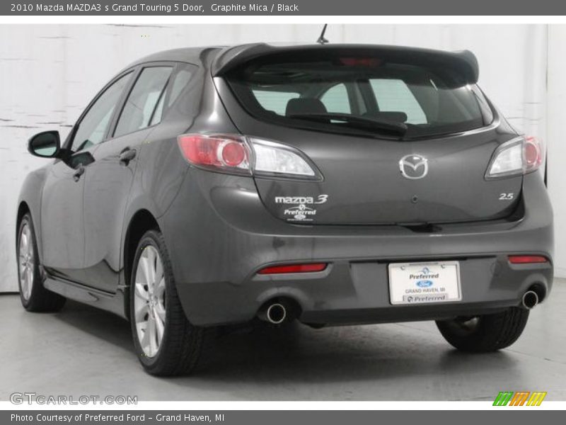 Graphite Mica / Black 2010 Mazda MAZDA3 s Grand Touring 5 Door