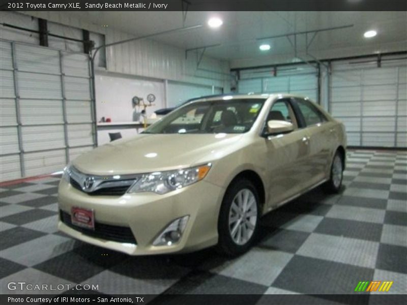 Sandy Beach Metallic / Ivory 2012 Toyota Camry XLE