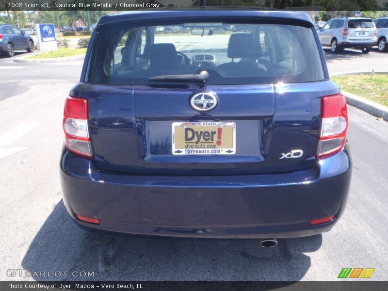 Nautical Blue Metallic / Charcoal Gray 2008 Scion xD