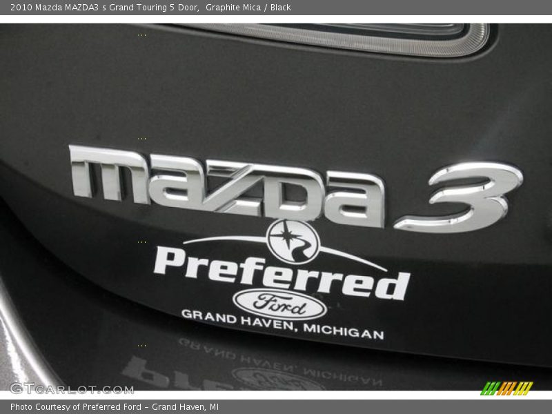 Graphite Mica / Black 2010 Mazda MAZDA3 s Grand Touring 5 Door
