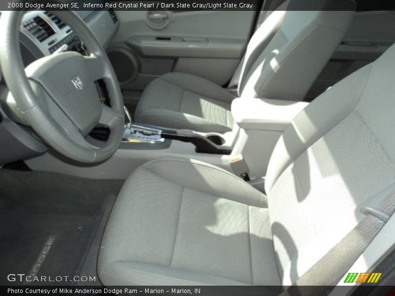 Inferno Red Crystal Pearl / Dark Slate Gray/Light Slate Gray 2008 Dodge Avenger SE
