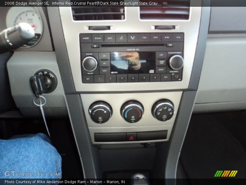 Inferno Red Crystal Pearl / Dark Slate Gray/Light Slate Gray 2008 Dodge Avenger SE