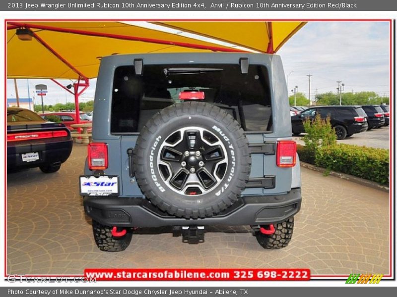 Anvil / Rubicon 10th Anniversary Edition Red/Black 2013 Jeep Wrangler Unlimited Rubicon 10th Anniversary Edition 4x4