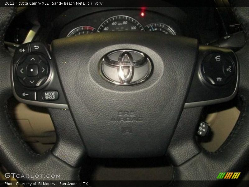 Sandy Beach Metallic / Ivory 2012 Toyota Camry XLE