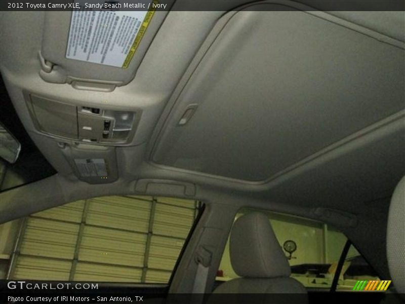 Sandy Beach Metallic / Ivory 2012 Toyota Camry XLE