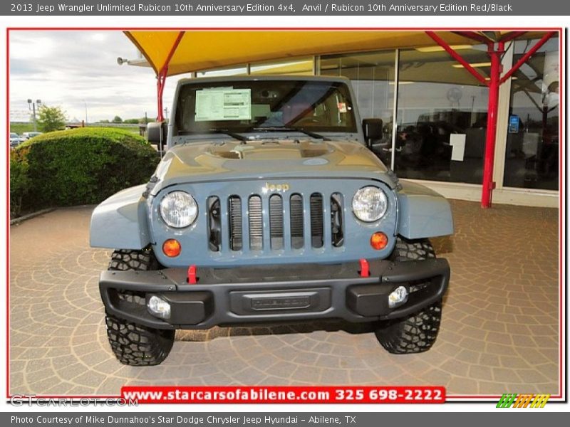 Anvil / Rubicon 10th Anniversary Edition Red/Black 2013 Jeep Wrangler Unlimited Rubicon 10th Anniversary Edition 4x4