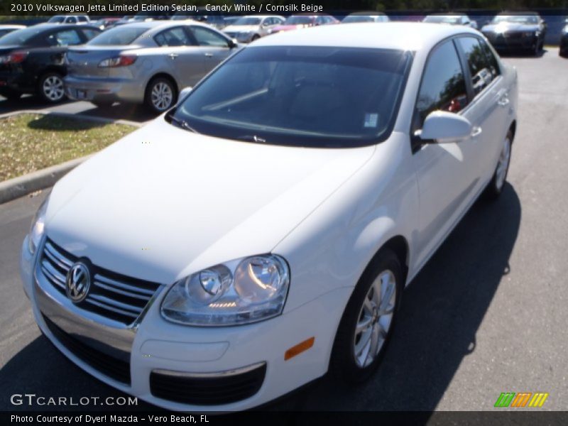 Candy White / Cornsilk Beige 2010 Volkswagen Jetta Limited Edition Sedan