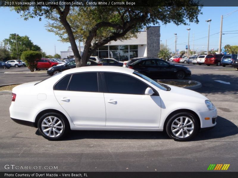 Candy White / Cornsilk Beige 2010 Volkswagen Jetta Limited Edition Sedan