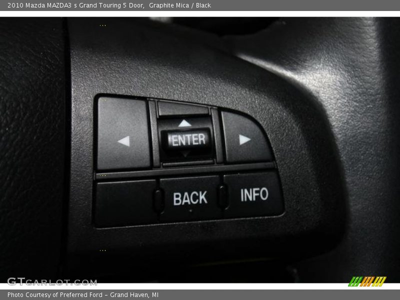 Graphite Mica / Black 2010 Mazda MAZDA3 s Grand Touring 5 Door