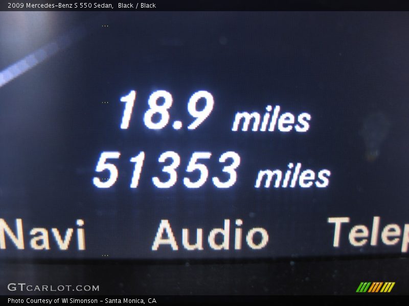 Black / Black 2009 Mercedes-Benz S 550 Sedan
