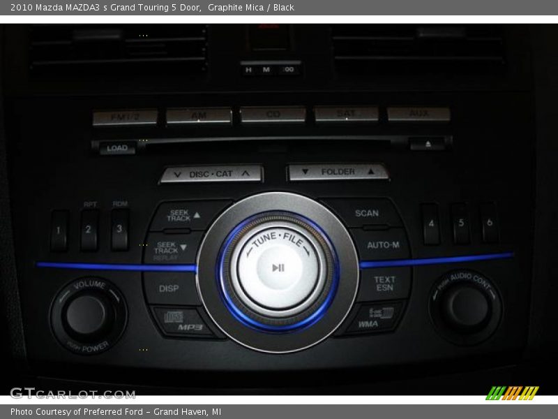 Graphite Mica / Black 2010 Mazda MAZDA3 s Grand Touring 5 Door