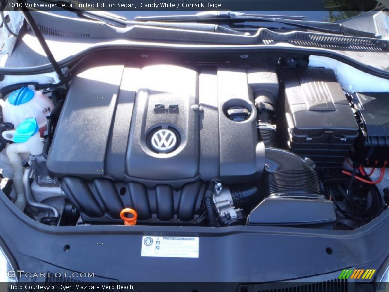 Candy White / Cornsilk Beige 2010 Volkswagen Jetta Limited Edition Sedan