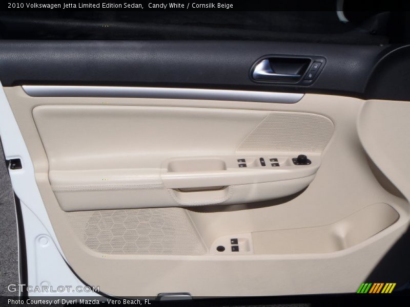 Candy White / Cornsilk Beige 2010 Volkswagen Jetta Limited Edition Sedan