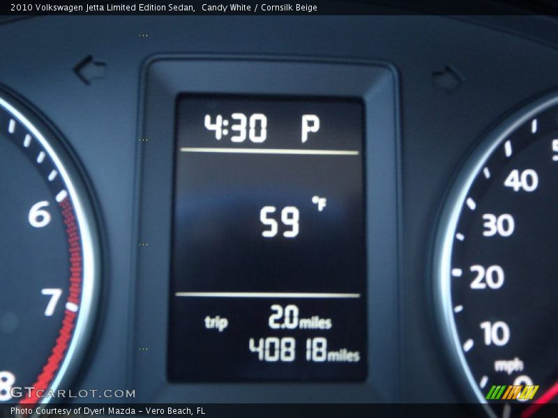 Candy White / Cornsilk Beige 2010 Volkswagen Jetta Limited Edition Sedan