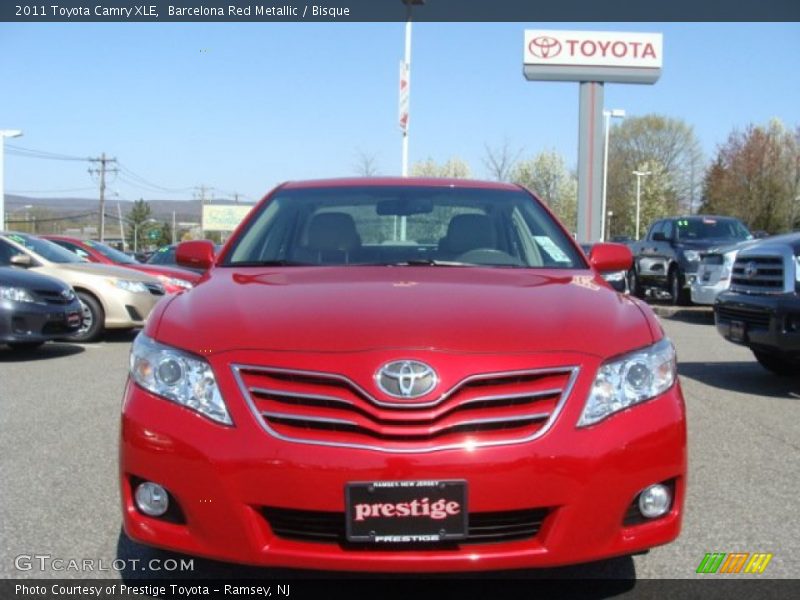 Barcelona Red Metallic / Bisque 2011 Toyota Camry XLE
