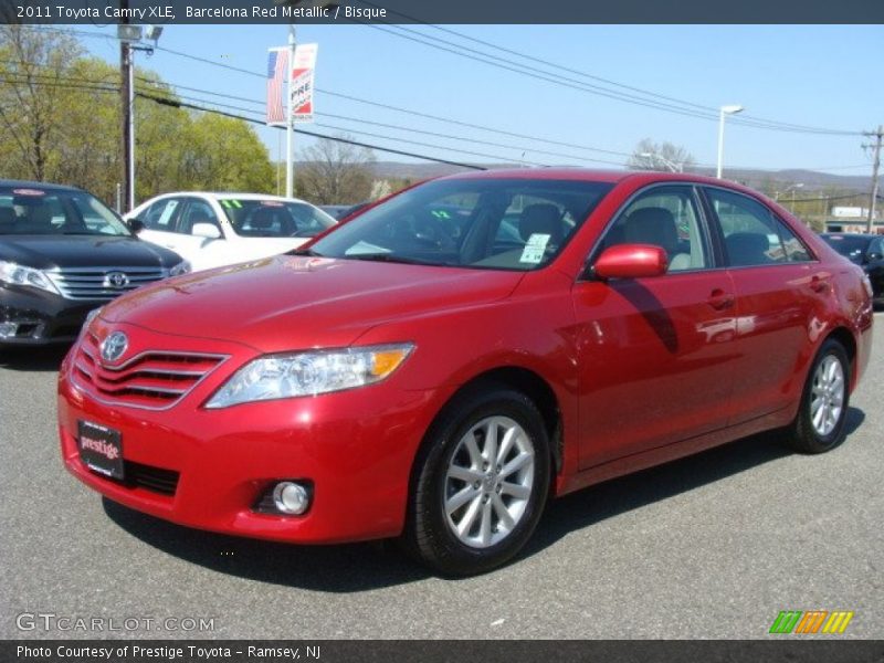 Barcelona Red Metallic / Bisque 2011 Toyota Camry XLE