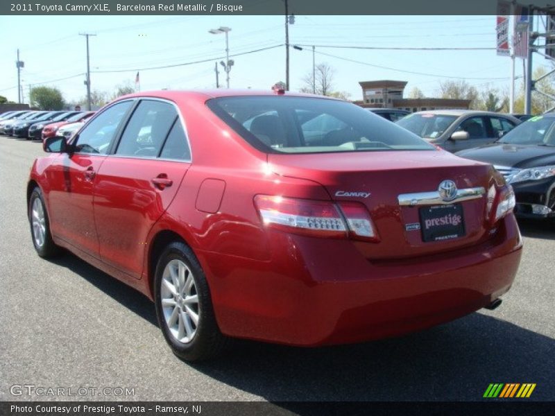 Barcelona Red Metallic / Bisque 2011 Toyota Camry XLE