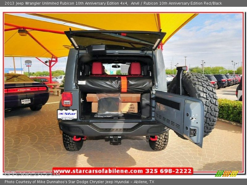 Anvil / Rubicon 10th Anniversary Edition Red/Black 2013 Jeep Wrangler Unlimited Rubicon 10th Anniversary Edition 4x4