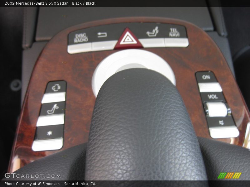 Black / Black 2009 Mercedes-Benz S 550 Sedan