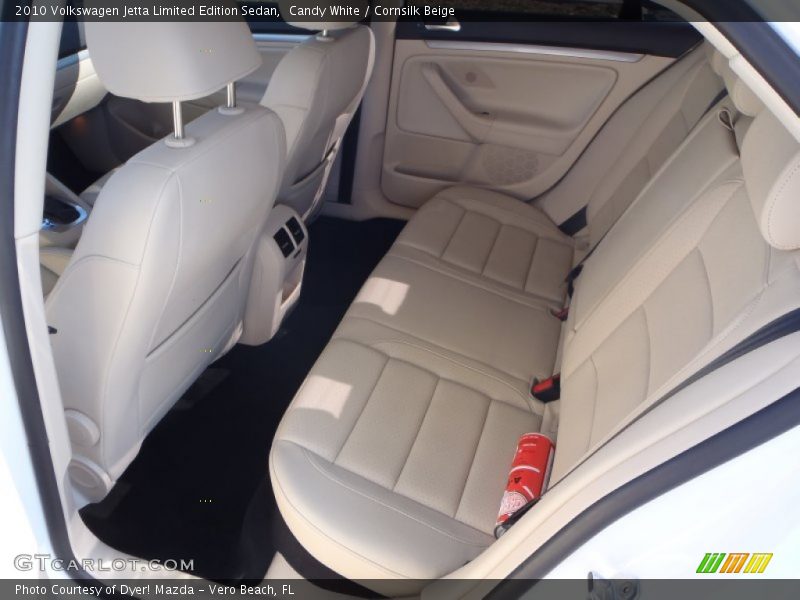 Candy White / Cornsilk Beige 2010 Volkswagen Jetta Limited Edition Sedan