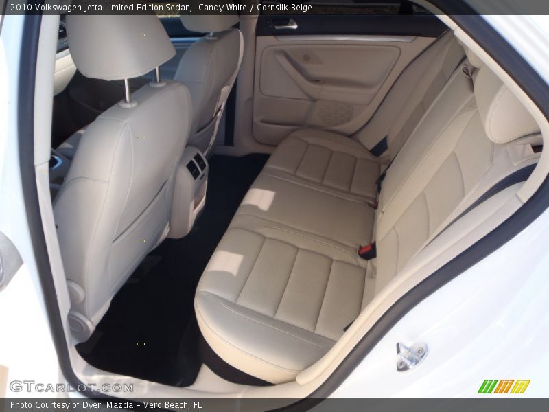 Candy White / Cornsilk Beige 2010 Volkswagen Jetta Limited Edition Sedan