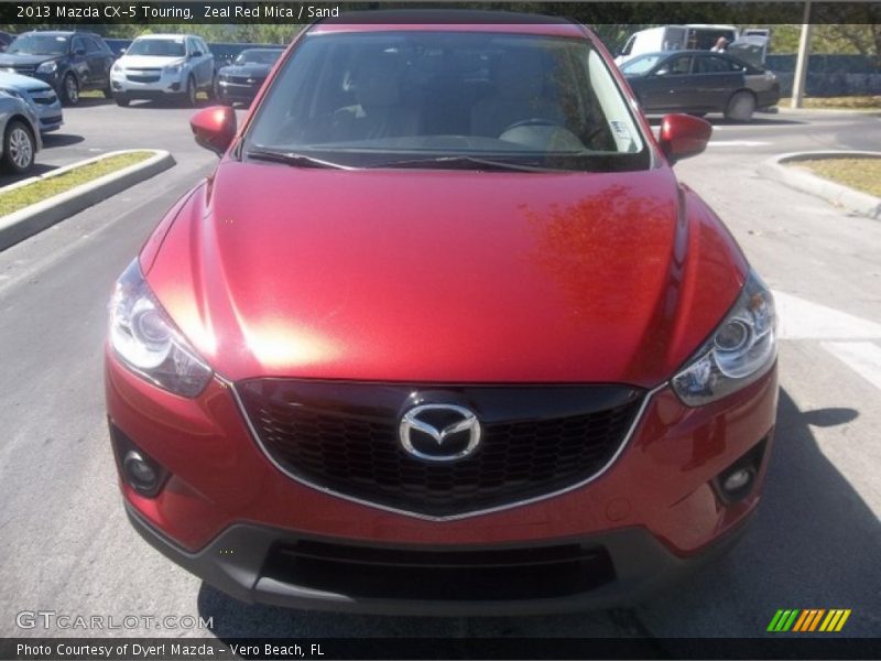Zeal Red Mica / Sand 2013 Mazda CX-5 Touring