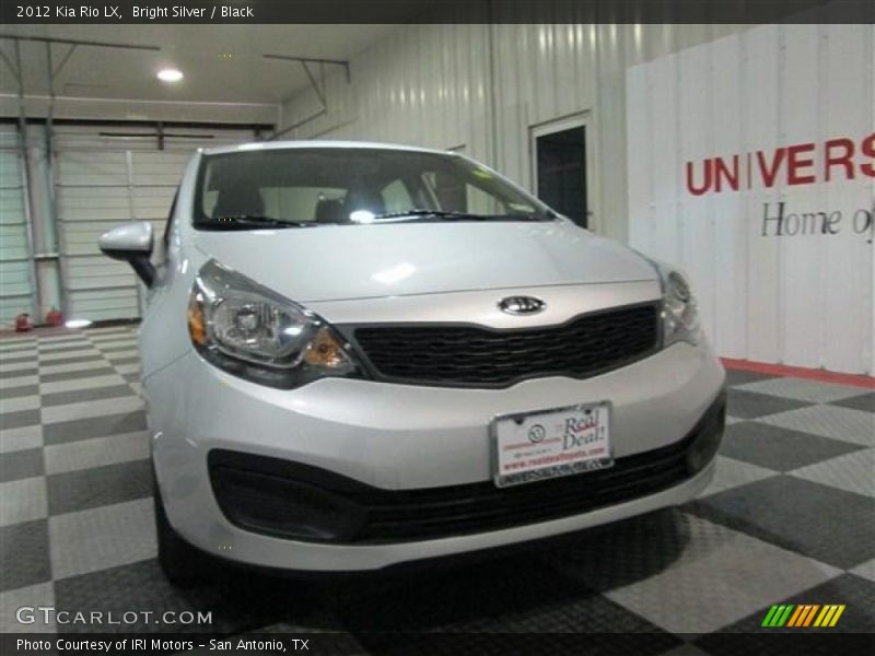 Bright Silver / Black 2012 Kia Rio LX