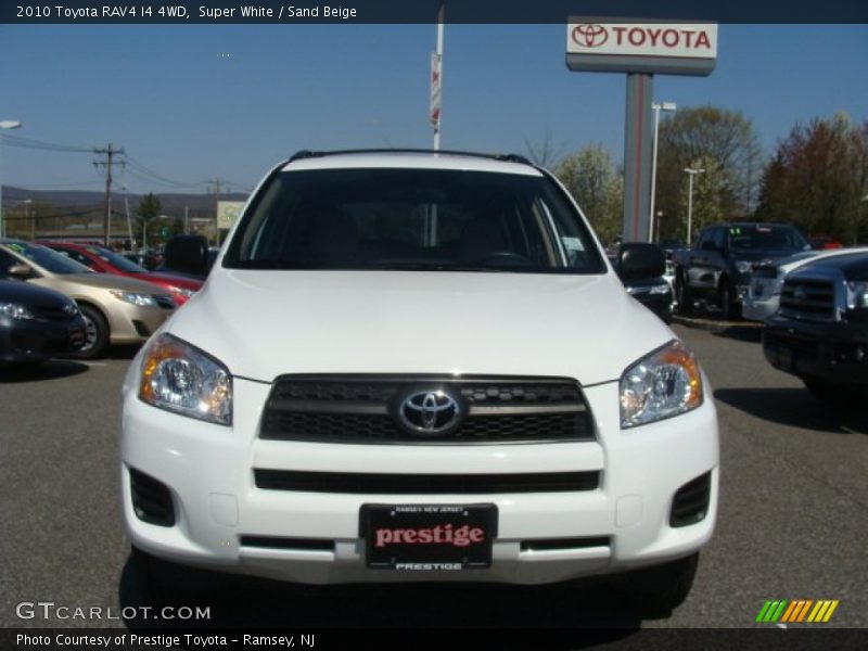 Super White / Sand Beige 2010 Toyota RAV4 I4 4WD