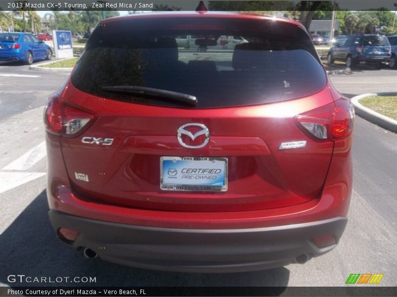 Zeal Red Mica / Sand 2013 Mazda CX-5 Touring