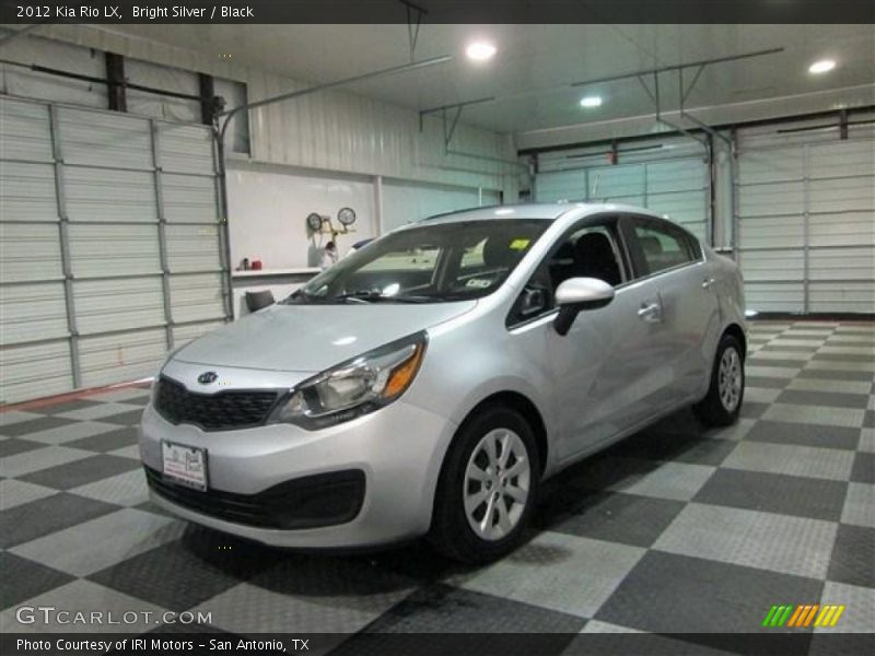 Bright Silver / Black 2012 Kia Rio LX