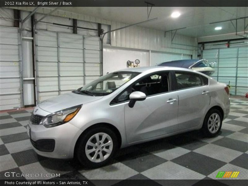 Bright Silver / Black 2012 Kia Rio LX